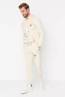 Спортивные штаны TRENDYOL MAN, Цвет: Бежевый, Размер: XL, изображение 3
