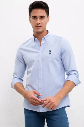 Рубашка US POLO ASSN, Цвет: Голубой, Размер: XL