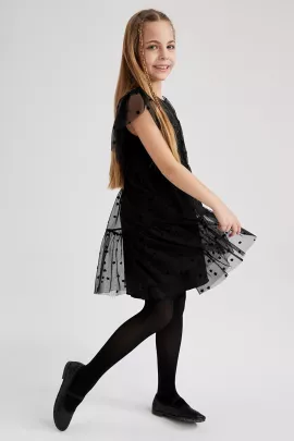 Платье DeFacto, Цвет: Черный, Размер: 6-7 лет, изображение 2
