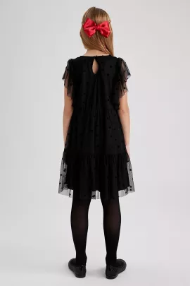 Платье DeFacto, Цвет: Черный, Размер: 6-7 лет, изображение 4