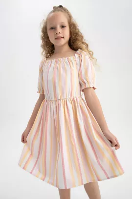 Платье DeFacto, Цвет: Розовый, Размер: 7-8 лет, изображение 5
