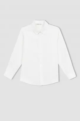 Рубашка DeFacto, Цвет: Белый, Размер: 10-11 лет, изображение 5