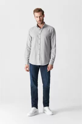 Рубашка AVVA, Цвет: Серый, Размер: S, изображение 5