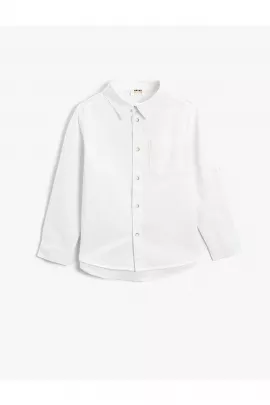 Рубашка Koton, Цвет: Белый, Размер: 7-8 лет