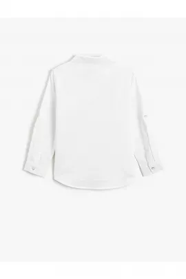 Рубашка Koton, Цвет: Белый, Размер: 7-8 лет, изображение 2