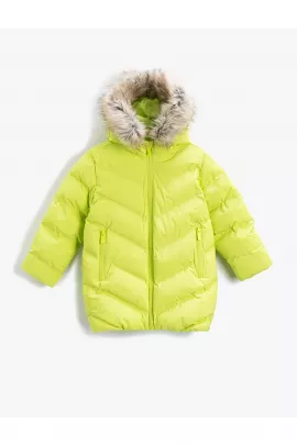 Куртка Koton, Цвет: Зеленый, Размер: 4-5 лет, изображение 3