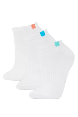 Носки 3 пары DeFacto, Цвет: Белый, Размер: STD, изображение 5