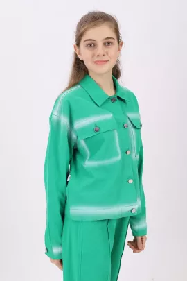 Куртка angelos, Цвет: Зеленый, Размер: 9-10 лет, изображение 4