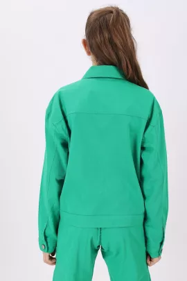 Куртка angelos, Цвет: Зеленый, Размер: 9-10 лет, изображение 5