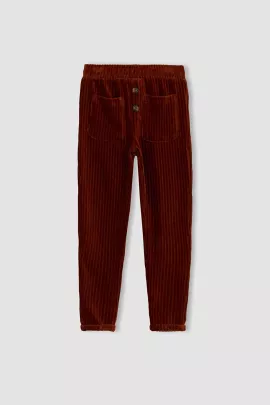 Спортивные штаны DeFacto, Цвет: Коричневый, Размер: 6-7 лет, изображение 4