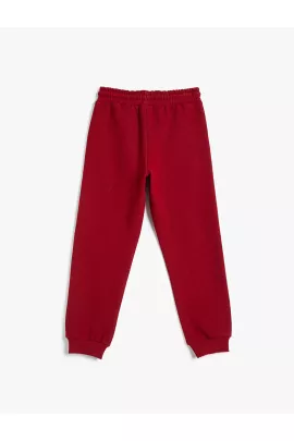 Спортивные штаны Koton, Цвет: Бордовый, Размер: 4-5 лет, изображение 2