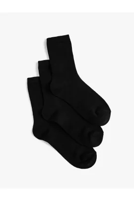 Носки 3 пары Koton, Цвет: Черный, Размер: 7 лет