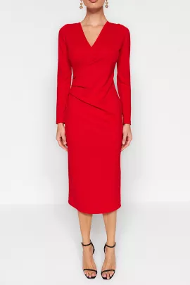 Платье TRENDYOLMILLA, Цвет: Красный, Размер: S, изображение 5