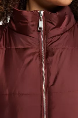 Куртка Trendyol Curve, Цвет: Бордовый, Размер: 42, изображение 5