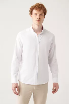 Рубашка AVVA, Цвет: Белый, Размер: XL