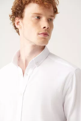 Рубашка AVVA, Цвет: Белый, Размер: XL, изображение 2