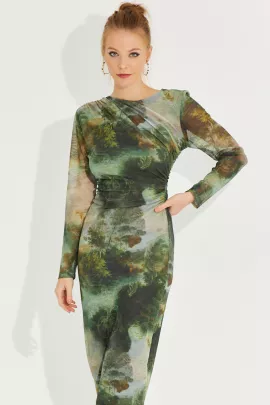 Платье Cool & Sexy, Цвет: Зеленый, Размер: L