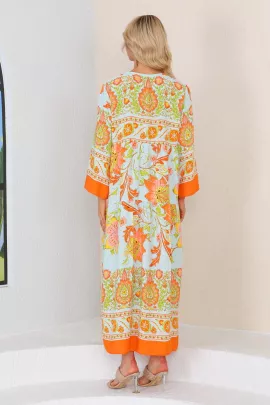 Платье Miss Dünya Lissa, Цвет: Оранжевый, Размер: S, изображение 3