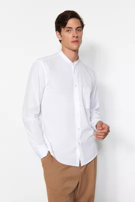 Рубашка TRENDYOL MAN, Цвет: Белый, Размер: M