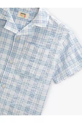 Рубашка Koton, Цвет: Голубой, Размер: 3-4 года, изображение 3