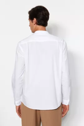 Рубашка TRENDYOL MAN, Цвет: Белый, Размер: M, изображение 4