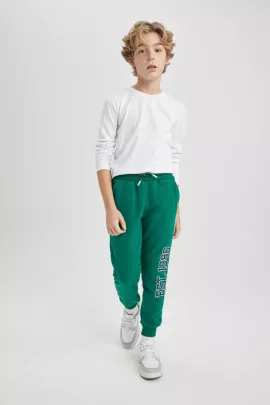 Спортивные штаны DeFacto, Цвет: Зеленый, Размер: 5-6 лет, изображение 4