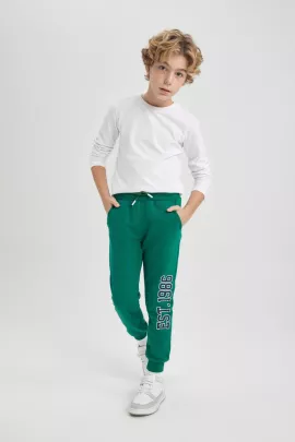 Спортивные штаны DeFacto, Цвет: Зеленый, Размер: 5-6 лет