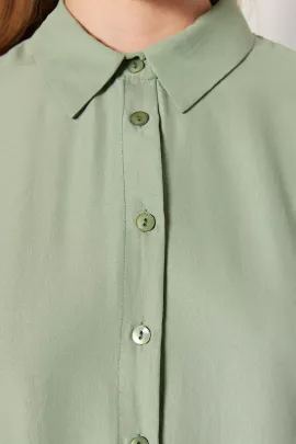 Рубашка TRENDYOLMILLA, Цвет: Зеленый, Размер: 36, изображение 4
