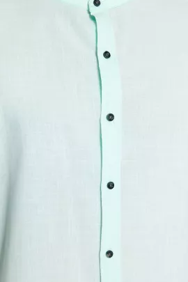 Рубашка TRENDYOL MAN, Цвет: Зеленый, Размер: S, изображение 3