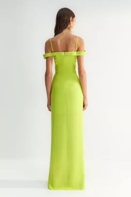 Платье TRENDYOLMILLA, Цвет: Зеленый, Размер: 36, изображение 3