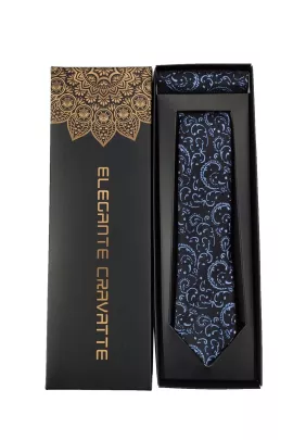 Галстук Elegante Cravatte, Цвет: Темно-синий, Размер: STD, изображение 2
