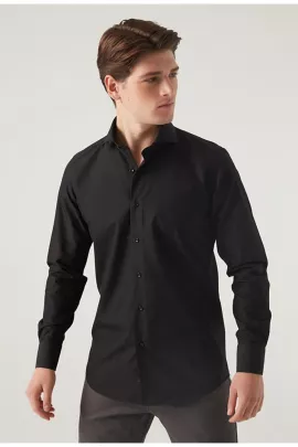 Erkek köýnek D'S Damat, Reňk: Gara, Ölçeg: 2XL, 4 image