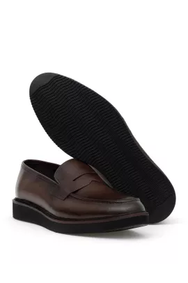 Erkek loafer aýakgap Pierre Cardin, Reňk: Goňur, Ölçeg: 42, 3 image