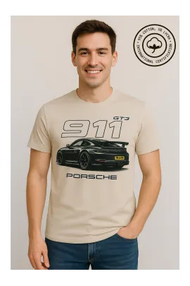 Футболка с принтом MG Wear, Цвет: Бежевый, Размер: S