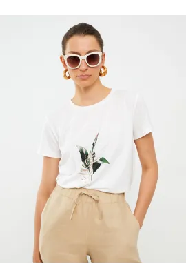 Футболка LC Waikiki, Reňk: Экрю, Ölçeg: XL