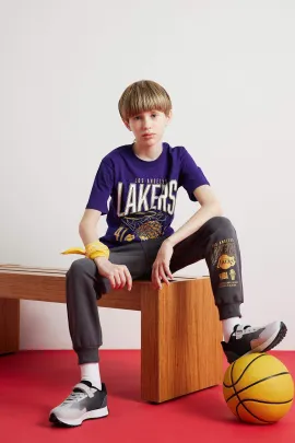 Спортивные штаны DeFacto, Цвет: Антрацит, Размер: 7-8 лет