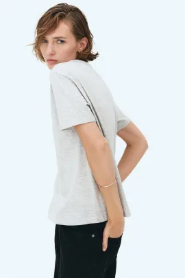 Футболка хлопковая H&M, Цвет: Серый, Размер: XXS