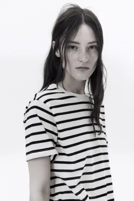 Футболка хлопковая H&M, Цвет: Бежевый, Размер: XS