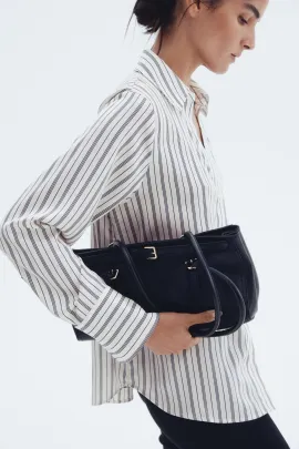 Блузка V-образного выреза H&M, Цвет: Белый, Размер: XXS