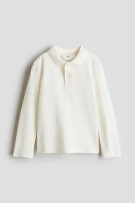 Футболка поло длинный рукав H&M, Reňk: Экрю, Ölçeg: 18-24 aý