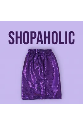 Юбка Shopaholic, Цвет: Фиолетовый, Размер: 4-5 лет