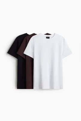 Футболка Slim Fit тройная H&M, Reňk: Erik reňk, Ölçeg: L