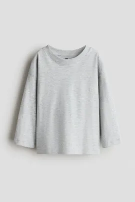Футболка длинным рукавом хлопковая H&M, Reňk: Çal, Ölçeg: 2-4 ýaş