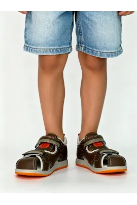 Детские босоножки Шаг вперёд, Цвет: Коричневый, Размер: 25
