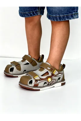 Детские босоножки Шаг вперёд, Цвет: Бежевый, Размер: 25