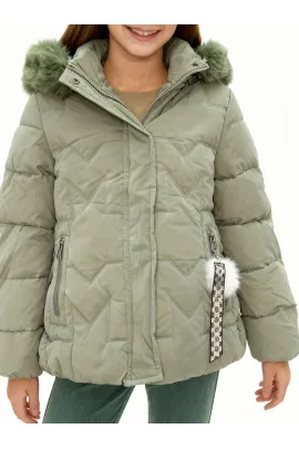 Куртка X.H, Цвет: Зеленый, Размер: 9-10 лет