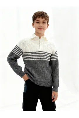 Свитер MiniGirl, Цвет: Разноцветный, Размер: 5-6 лет