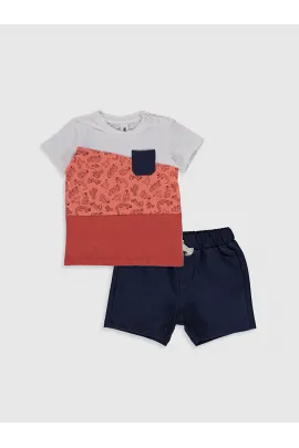 Комплект LC Waikiki, Цвет: Экрю, Размер: 9-12 мес.