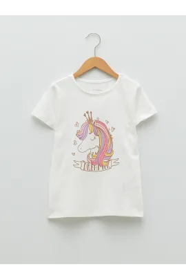 Футболка LC Waikiki, Reňk: Экрю, Ölçeg: 11-12 ýaş