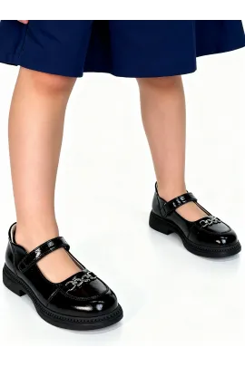 Детские туфли Polipeys, Цвет: Черный, Размер: 32